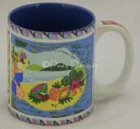 CARIBBEAN SEA ISLANDS Collectors Series Coffee Mug